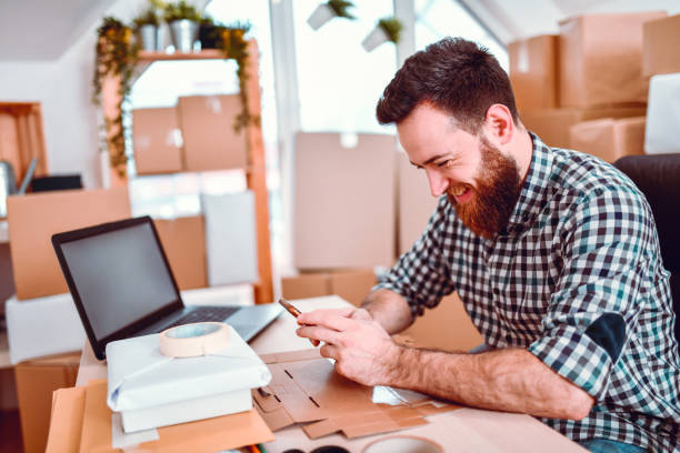 istock Irresponsible Worker Texting Friends On Smartphone Instead Of Working In Office 1267307554