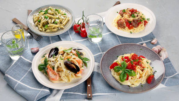 istock Plates of pastas 1267317638