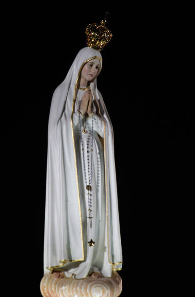 virgin of fatima - fatima imagens e fotografias de stock