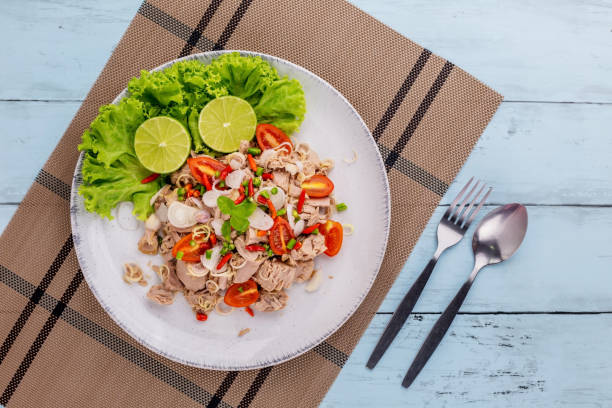 istock Tuna spicy salad Thai food 1267321929