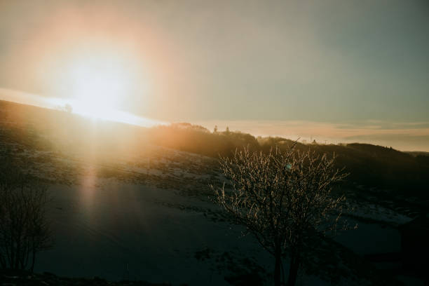 istock sunset in the french Vosges 1267336201