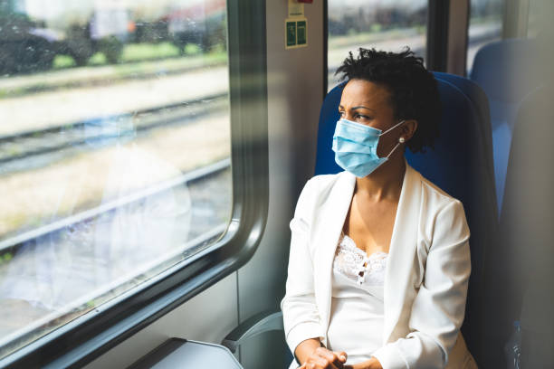 istock Afro-American woman travelling to work 1267339066