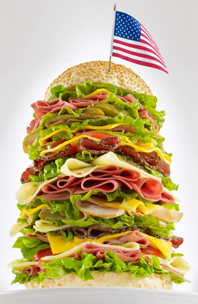 huge american sandwich