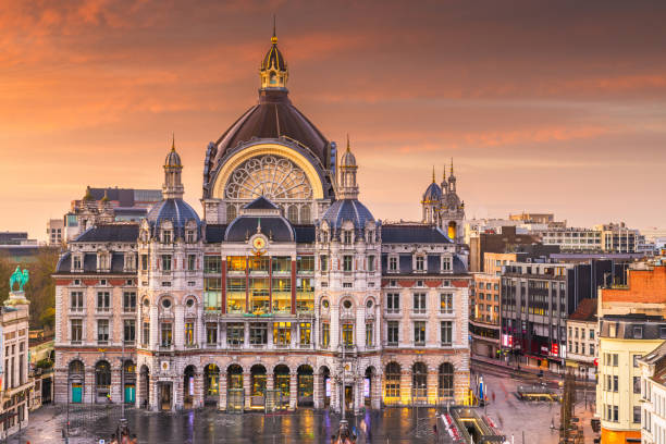 istock Antwerp, Belgium cityscape at Centraal Railway Station 1267342968