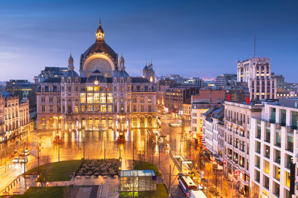 istock Antwerp, Belgium cityscape at Centraal Railway Station 1267343093