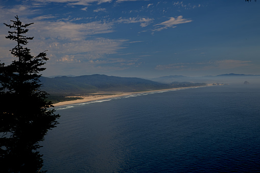 Oregon Coast Line and Cape Kiwanda from the Cape Lookout Trail_6375