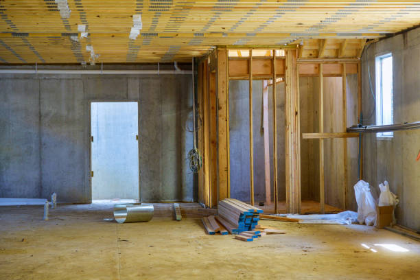 istock New residential construction home framing with basement view 1267359300