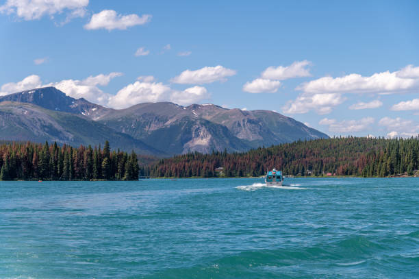 istock Maligne Lake in Jasper National Park 1267368085