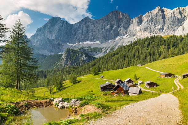 istock Traditional Austrian mountain village 1267374677