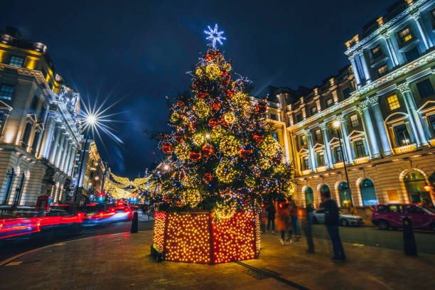 istock Christmas Time at night in London, UK 1267384310