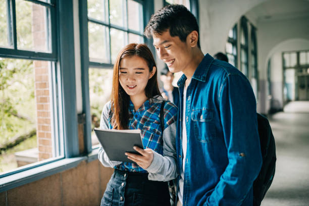 istock Students back to university after long pandemic lockdown 1267387985
