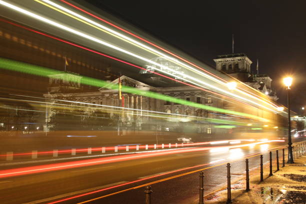 istock Reichstag building at night - Berlin 1267400290