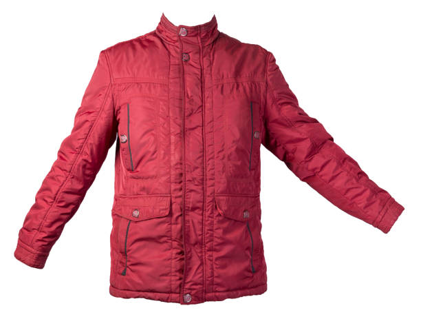 istock Men's jacket isolated on a white background. Windbreaker jacket 1267402797