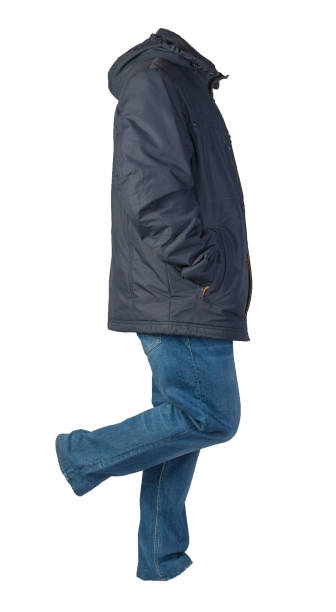 istock men's jacket and jeans isolated on white background. 1267402903