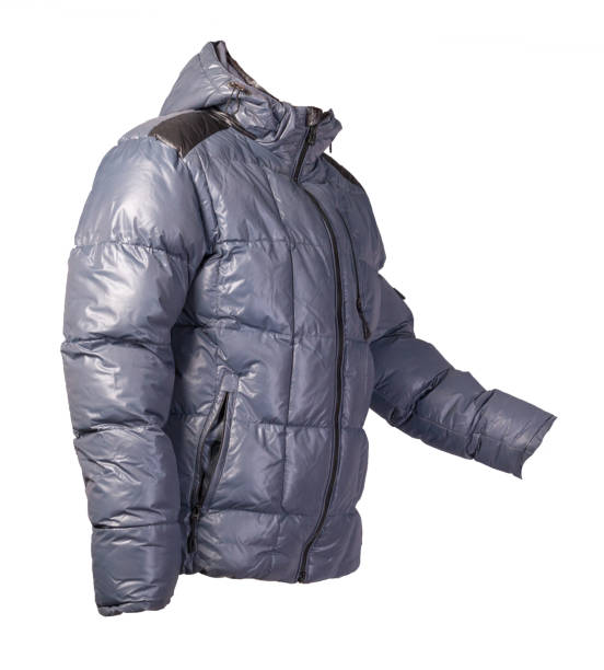 istock Men's jacket in a hood isolated on a white background. Windbreaker jacket 1267402940