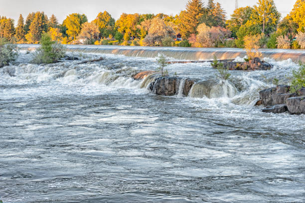 istock Snake River in Idaho Falls and Flowing water 1267406387