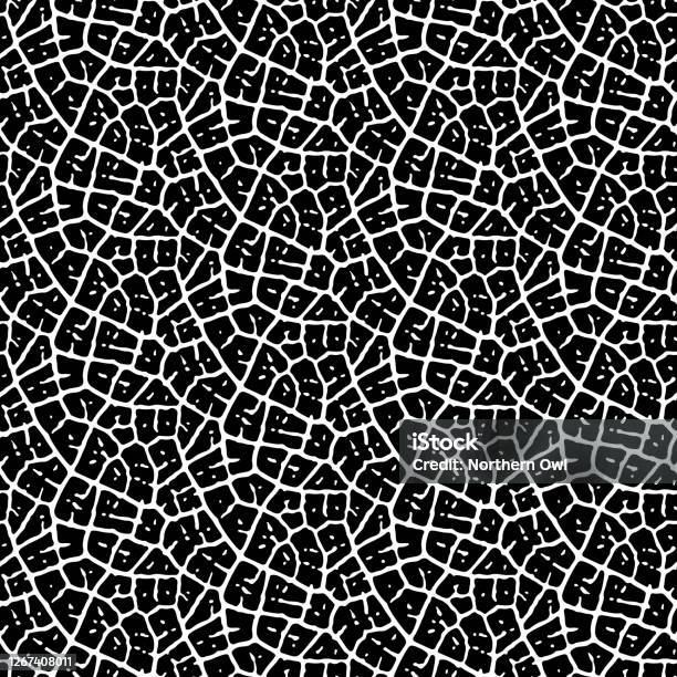 Vein Pattern Seem Less Leaf Vein Seamless Pattern Stock Illustration - Download Image Now ...