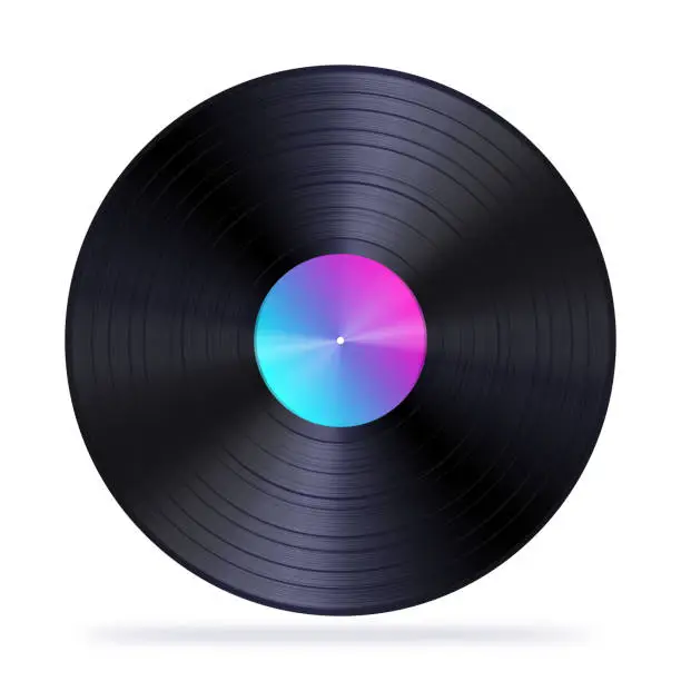 Vector illustration of Vinyl Record