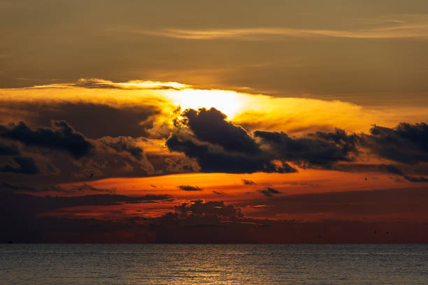 istock Mesmerizing view of a beautiful seascape at scenic sunset 1267415523