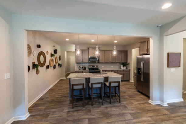 istock Kitchen in new modern townhouse 1267418170
