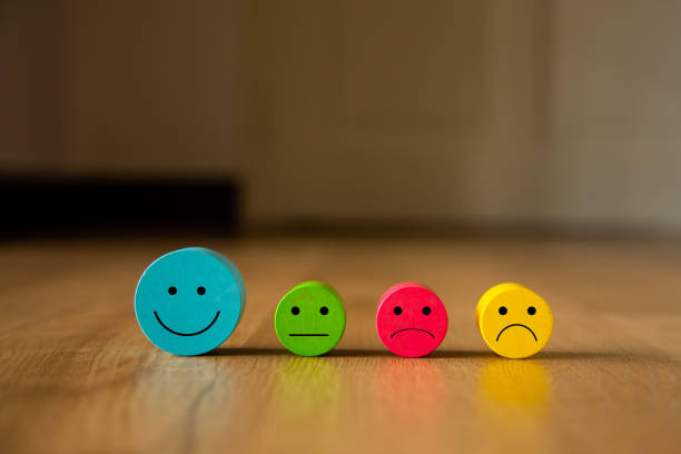 istock Conceptual the customer responded to the survey.Service experience satisfaction concept. 1267427513