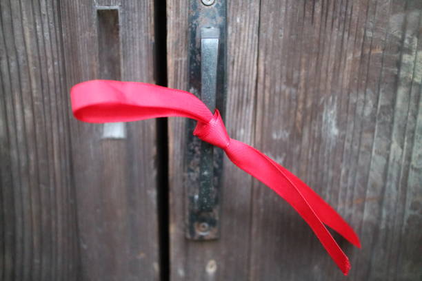istock Decorate with a red ribbon 1267430224
