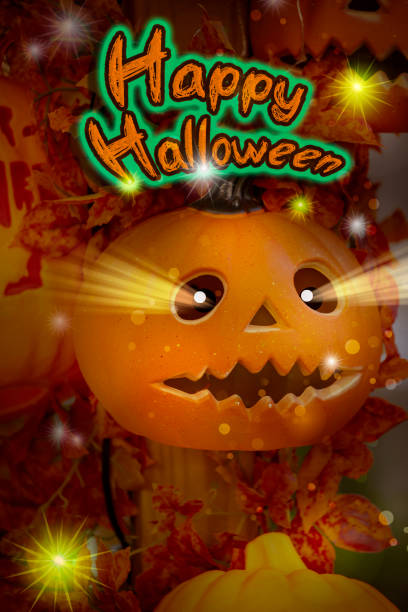 istock Halloween, greeting card, pumpkin ornament, greeting card 1267432297