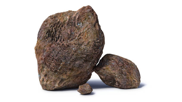 istock group of rocks isolated with shadow on white background 1267434766