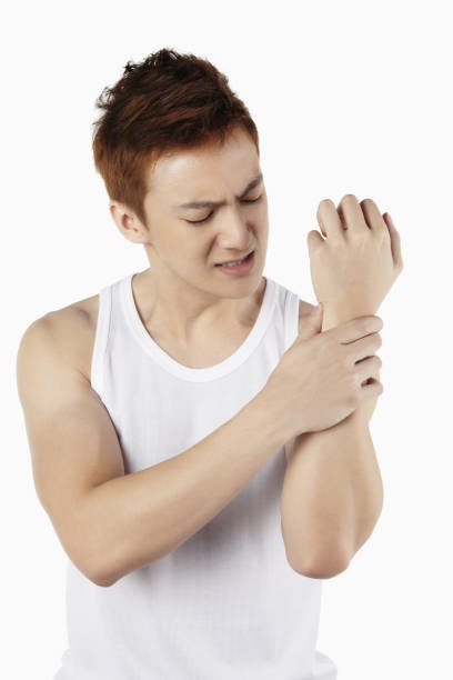 istock Man with wrist pain 1267435788