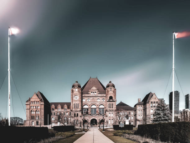 The Ontario provincial legislature building in Toronto.