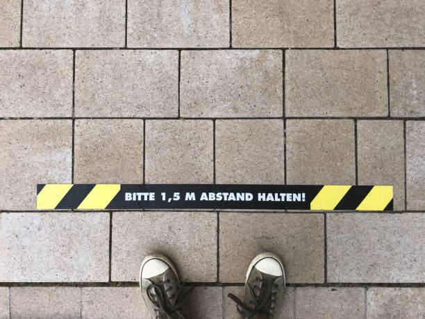 istock Please keep a distance of 1.5 m - social distancing in Germany 1267452166