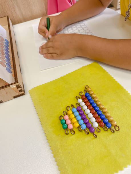 istock stairs made of colored beads 1267458106