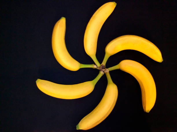 Banana wheel stock photo