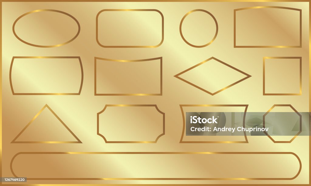 Frame For Text Web Set Of Frames For Text Frames For The Website Vector Stock Illustration ...