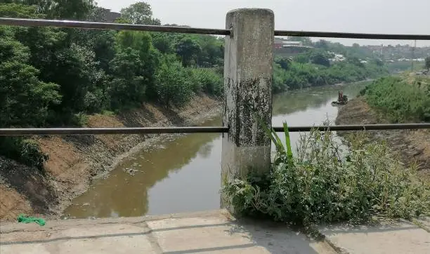 A very old famous Nala Lai in Rawalpindi, which every year causes flood in the city