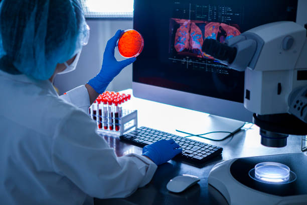istock Researcher investigating new coronavirus blood samples 1267475995