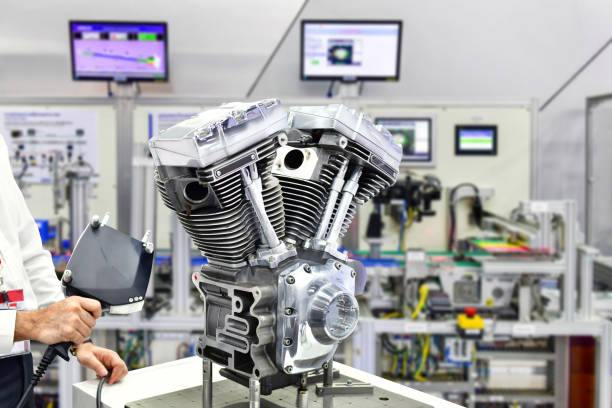 Hand-held 3D laser scanner, measuring engine accuracy In the industrial