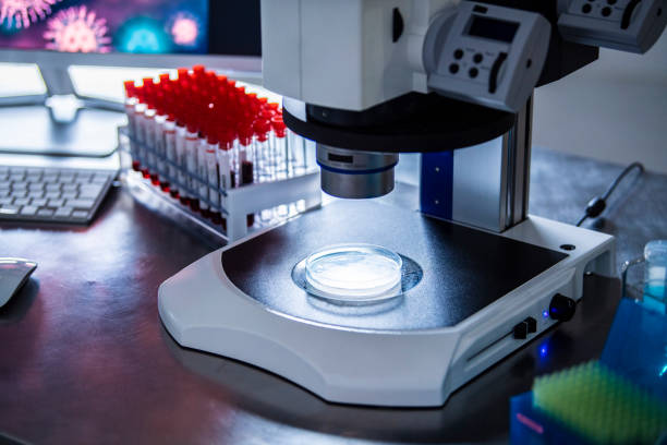 istock Laboratory to inspect new coronavirus 1267477955