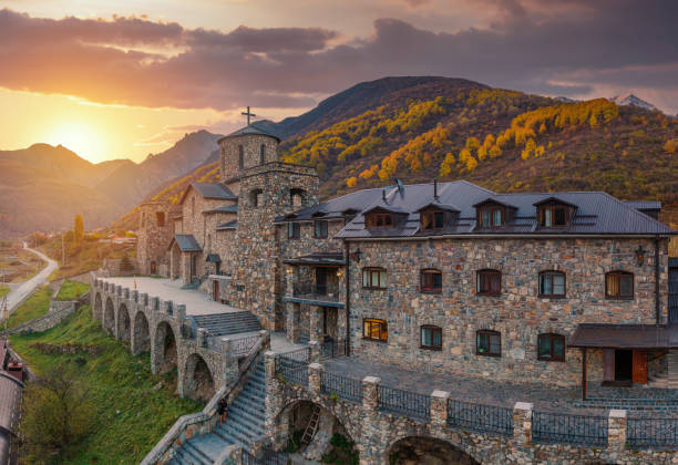 Fiagdon Monastery in North Ossetia.