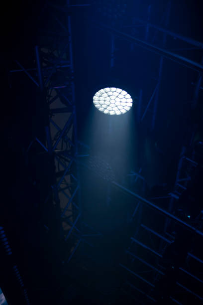 istock rays of light illuminate the scene 1267481082