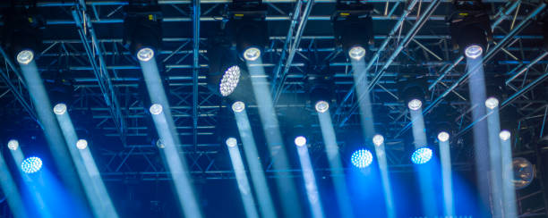istock rays of light illuminate the scene 1267481151