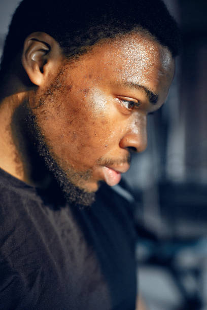 istock A handsome black man is engaged in a gym 1267481509