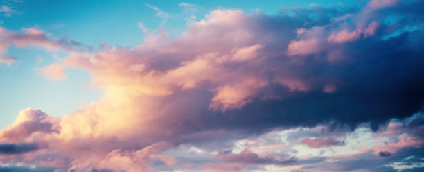 istock Sunset with blue sky - retro vintage filter effect, beautiful nature background 1267486612
