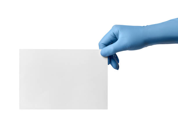 istock epidemic disease glove protective protection virus corona coronavirus paper note label message sign medical health hygiene hand 1267486666