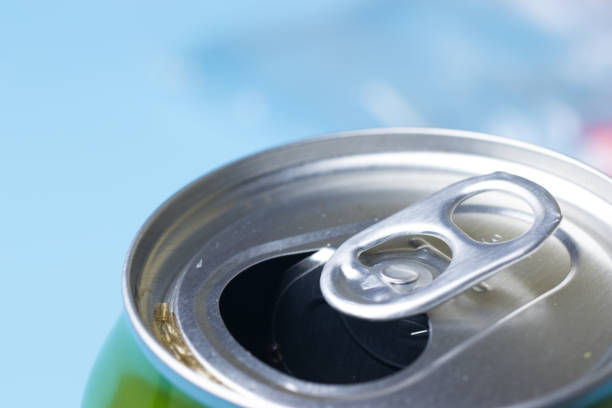 istock Open can of fresh beverage like coke or soda, copy space 1267492688
