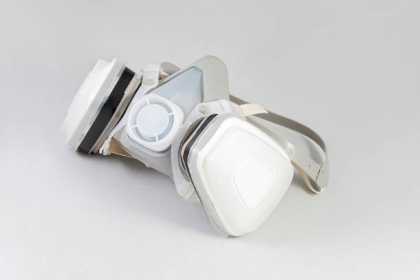 istock half mask respirator against white 1267497380