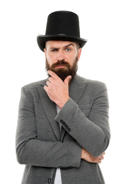 istock Street performance. Man bearded guy magician. Magic trick performance concept. Circus magic trick performance. Entertainment and theatre. Aristocracy concept. Magic show. Master of cunning tricks 1267499129