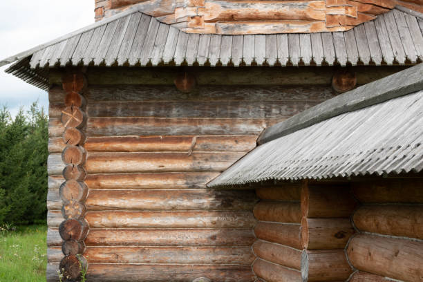 istock an exterior view of a old house attic under construction 1267503325