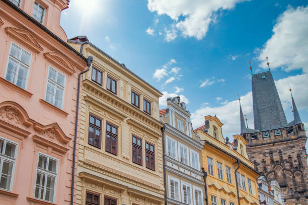 istock beautiful old streets of Prague. 1267505411