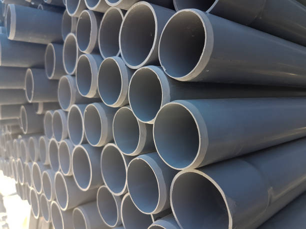 istock pipes plastic pvc stacked many for  background 1267506907